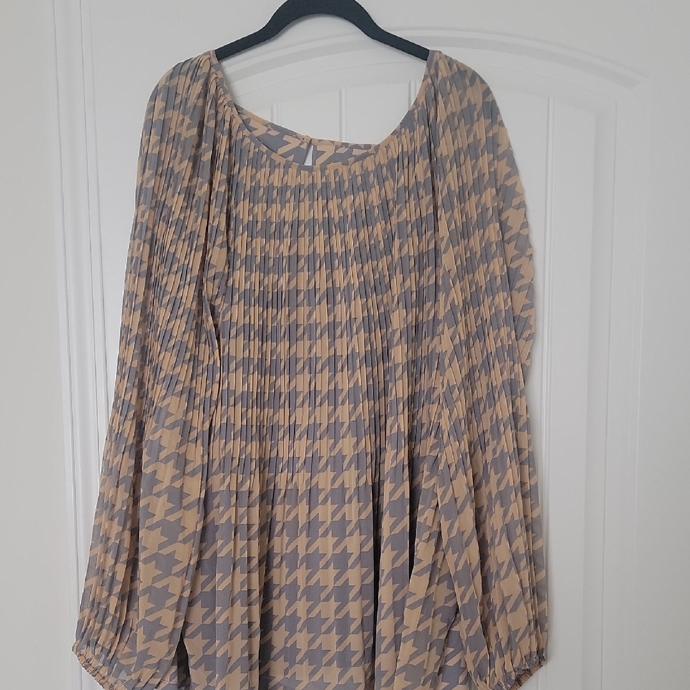 Stylish Houndstooth Women's Top